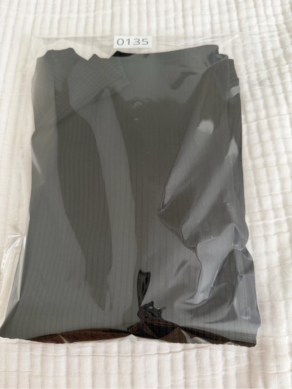 Madewell Black Ribbed Long Sleeve Top - Picture 10 of 10